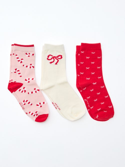 Pack de 3 pares de calcetines - Kiabi