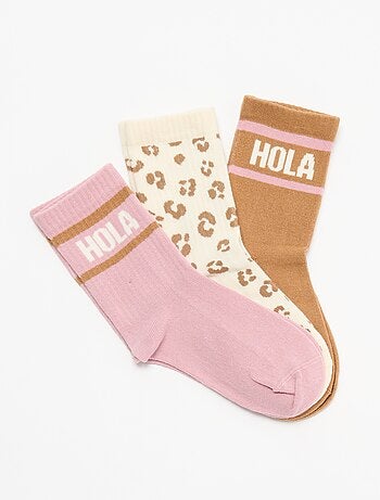 Pack de 3 pares de calcetines