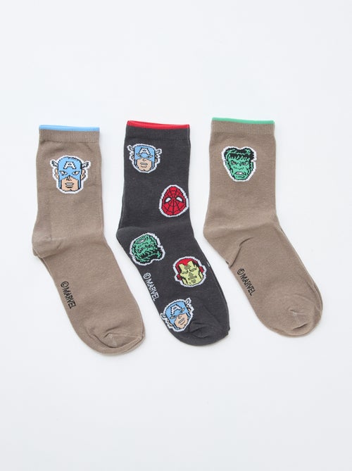 Pack de 3 pares de calcetines 'Spiderman' - Kiabi
