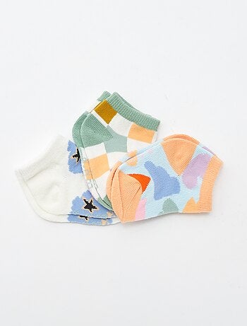 Pack de 3 pares de calcetines tobilleros - Grafik Edition