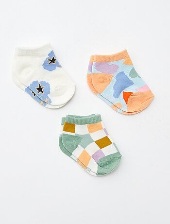 Pack de 3 pares de calcetines tobilleros - Grafik Edition
