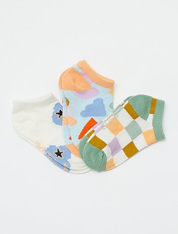 Pack de 3 pares de calcetines tobilleros - Grafik Edition
