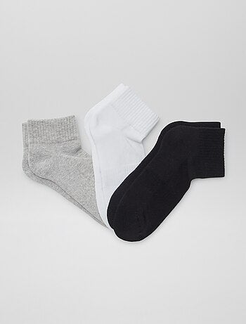 Pack de 3 pares de calcetines tobilleros