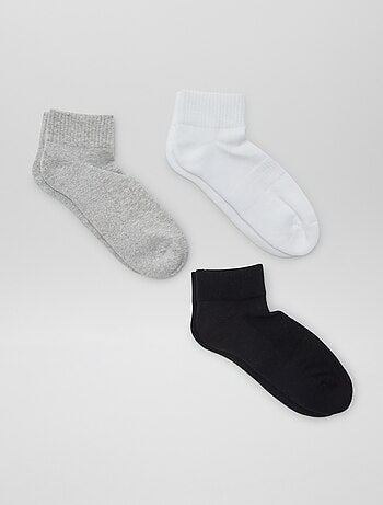 Pack de 3 pares de calcetines tobilleros