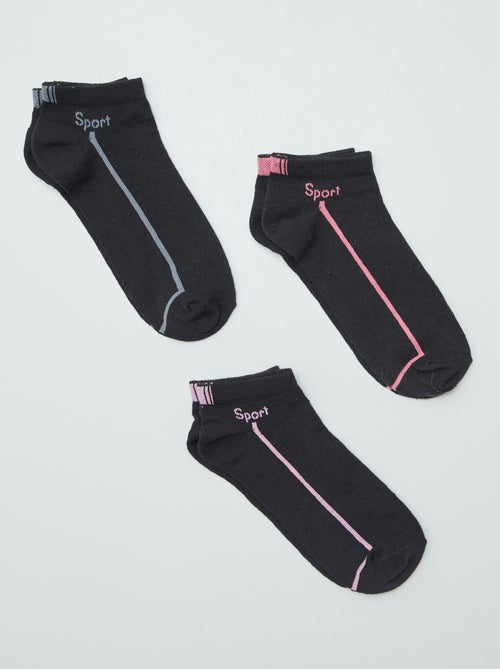 Pack de 3 pares de calcetines tobilleros - Kiabi