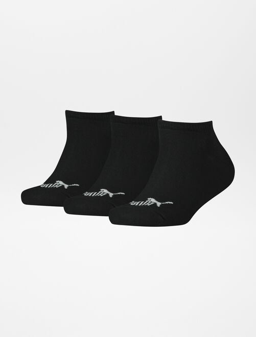 Pack de 3 pares de calcetines tobilleros 'Puma' - Kiabi