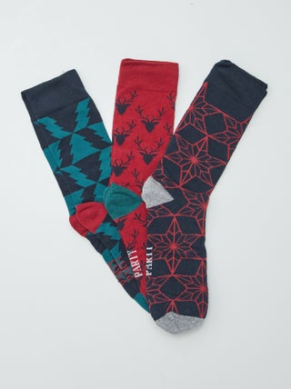 Pack de 3 pares de calcetines