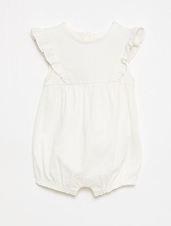 Pack de 3 peleles lisos y con volantes