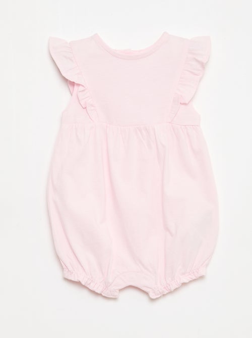 Pack de 3 peleles lisos y con volantes - Kiabi