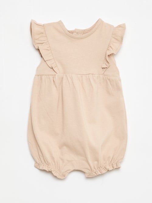 Pack de 3 peleles lisos y con volantes - Kiabi