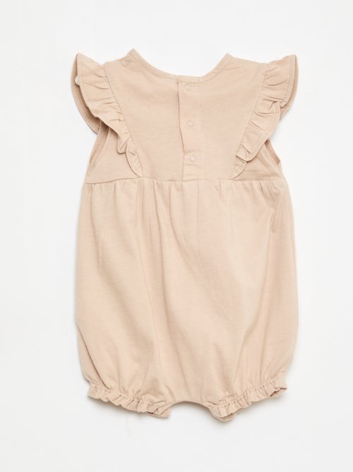 Pack de 3 peleles lisos y con volantes - Kiabi