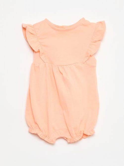 Pack de 3 peleles lisos y con volantes - Kiabi