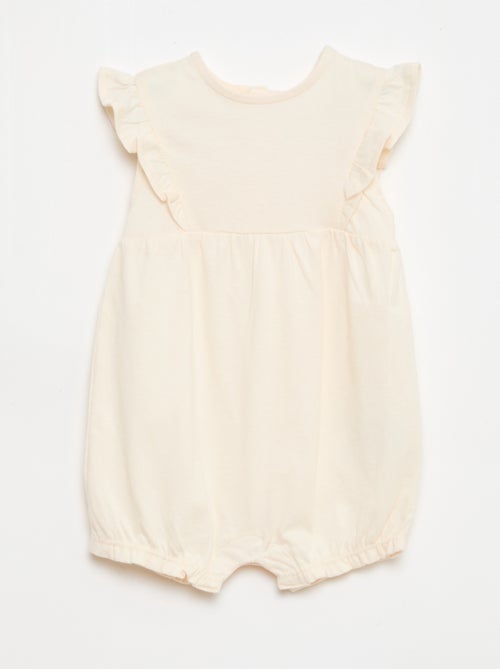 Pack de 3 peleles lisos y con volantes - Kiabi