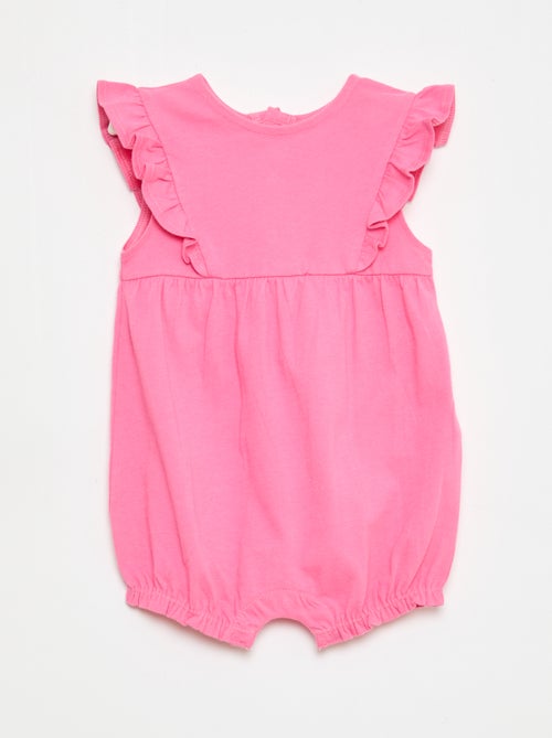 Pack de 3 peleles lisos y con volantes - Kiabi