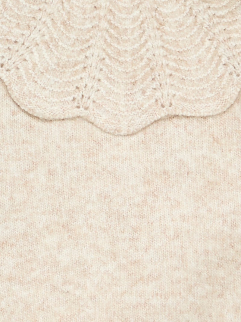 Pack de 3 piezas - pelele + leotardos + patucos Beige - Kiabi