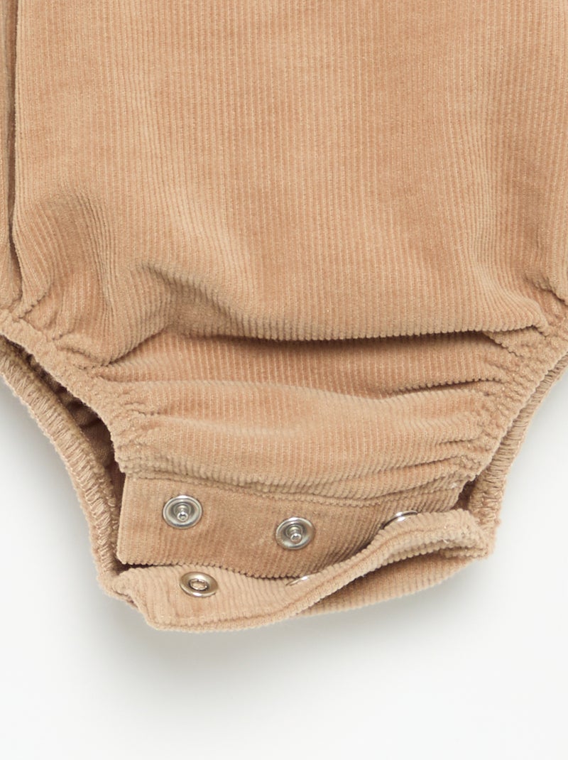Pack de 3 piezas - Ranita + blusa + par de leotardos Beige - Kiabi