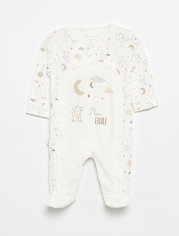 Pack de 3 piezas 'Petit Béguin' - Body + pijama + doudou