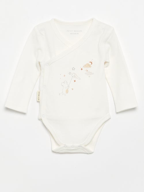 Pack de 3 piezas 'Petit Béguin' - Body + pijama + doudou - Kiabi