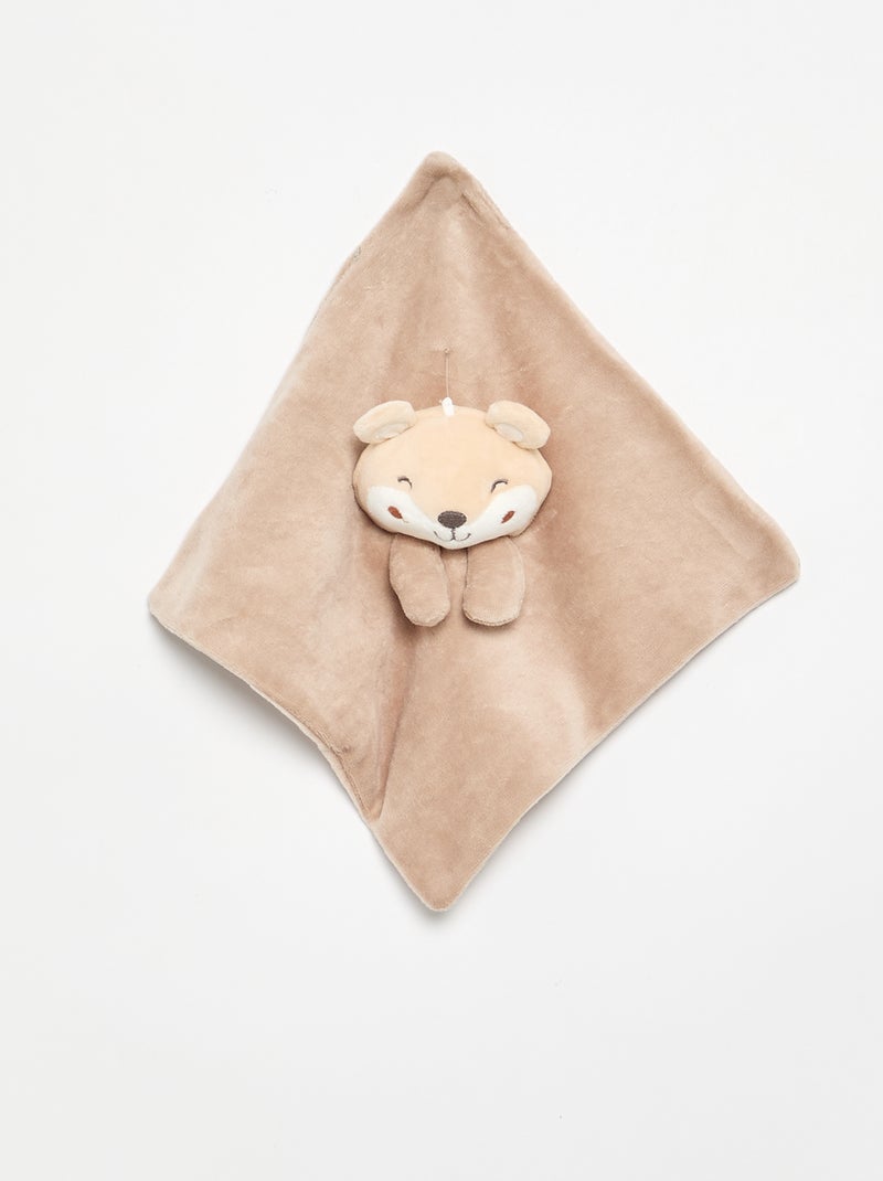 Pack de 3 piezas 'Petit Béguin' - Body + pijama + doudou Beige - Kiabi