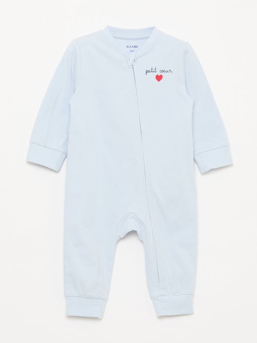 Pack de 3 pijamas ligeros de canalé - Kiabi