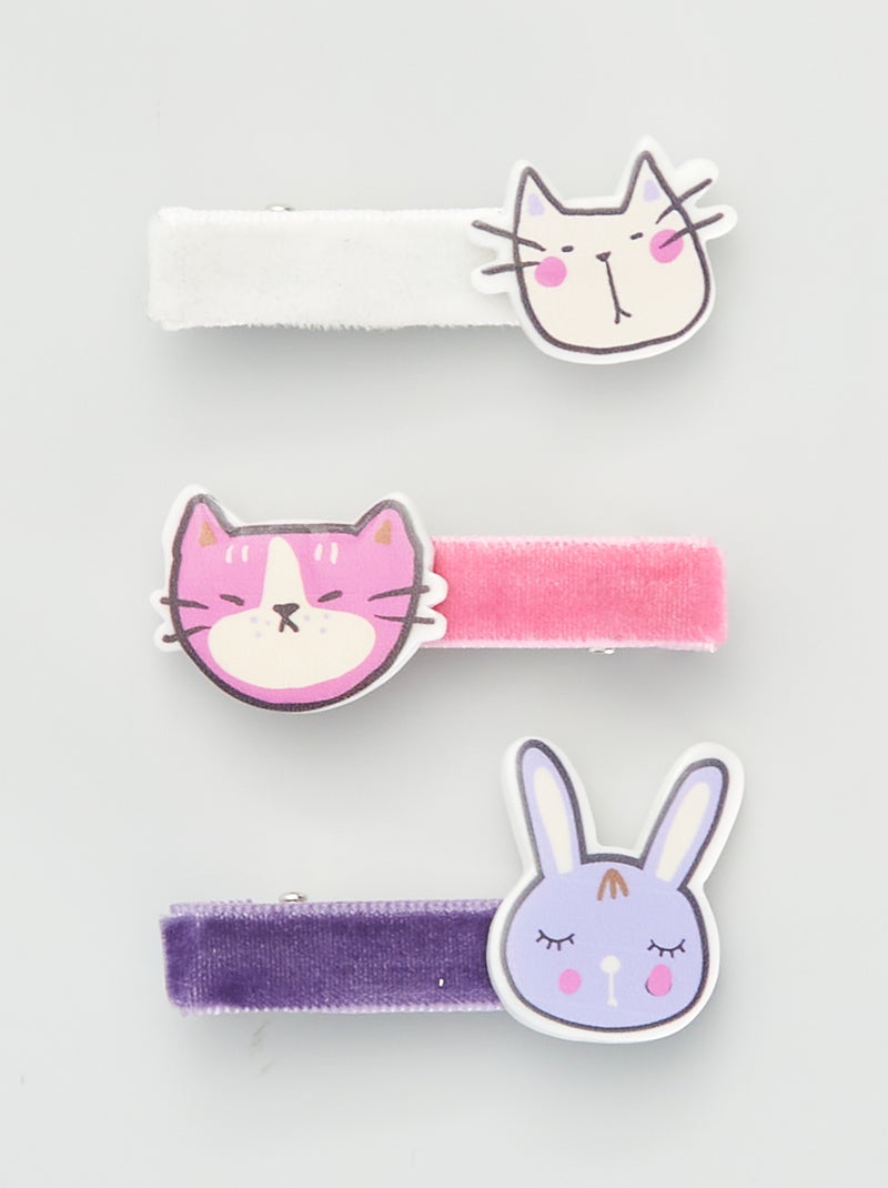 Pack de 3 pinzas BLANCO - Kiabi