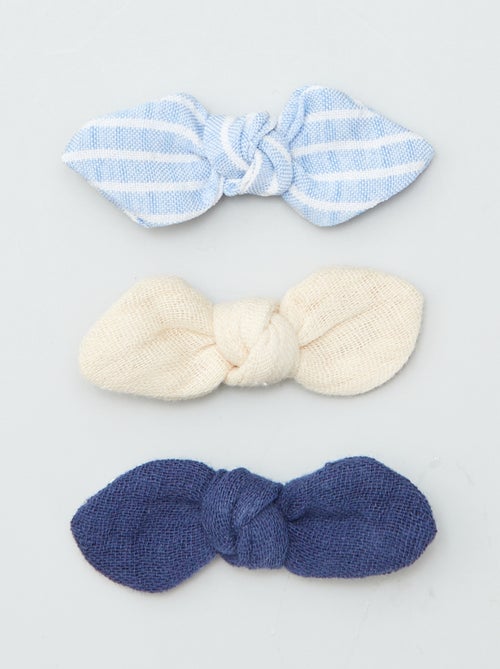 Pack de 3 pinzas con lazo - Kiabi