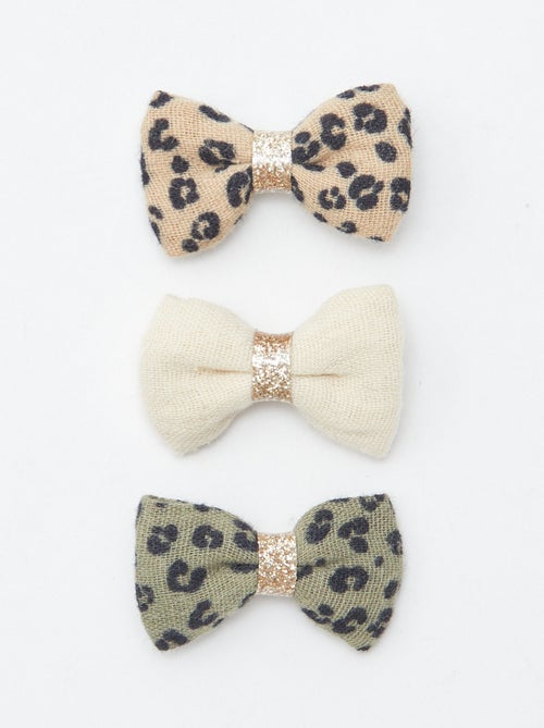 Pack de 3 pinzas con lazo - Kiabi