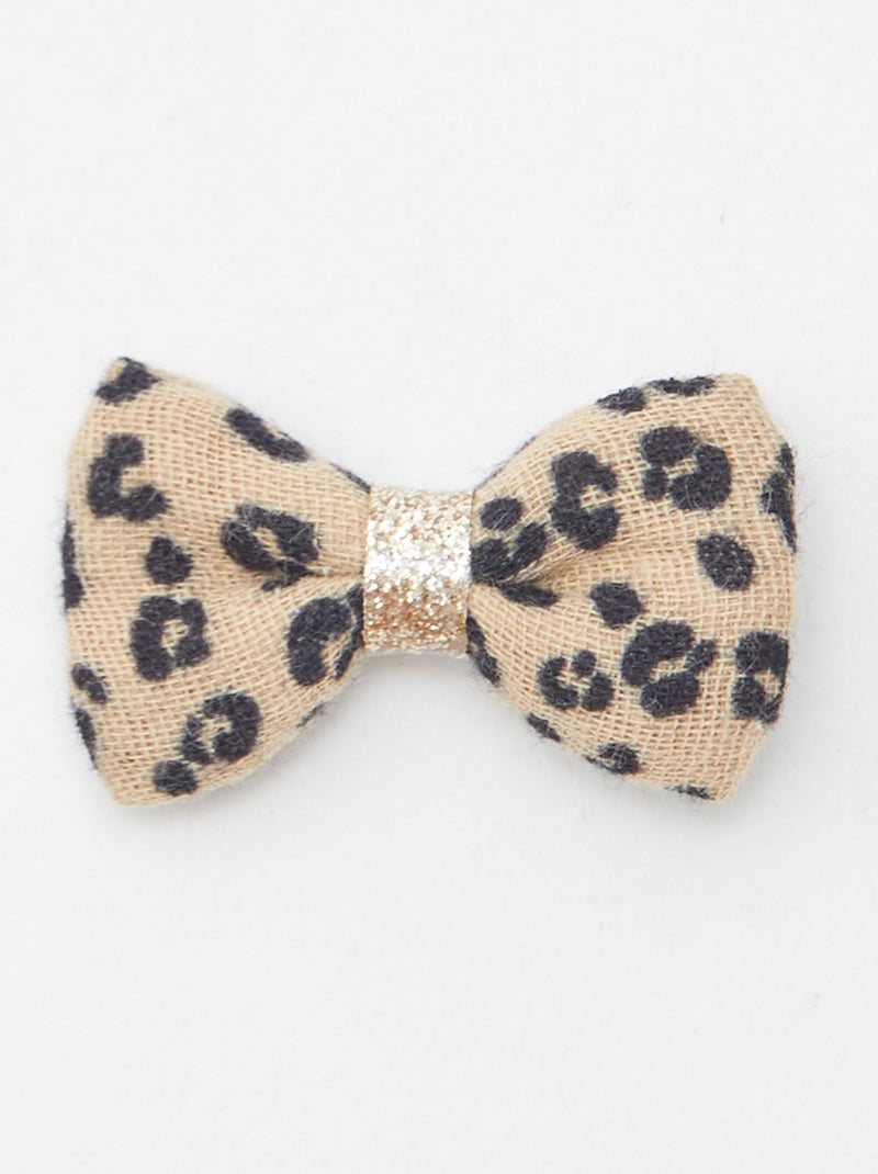 Pack de 3 pinzas con lazo Kaki - Kiabi