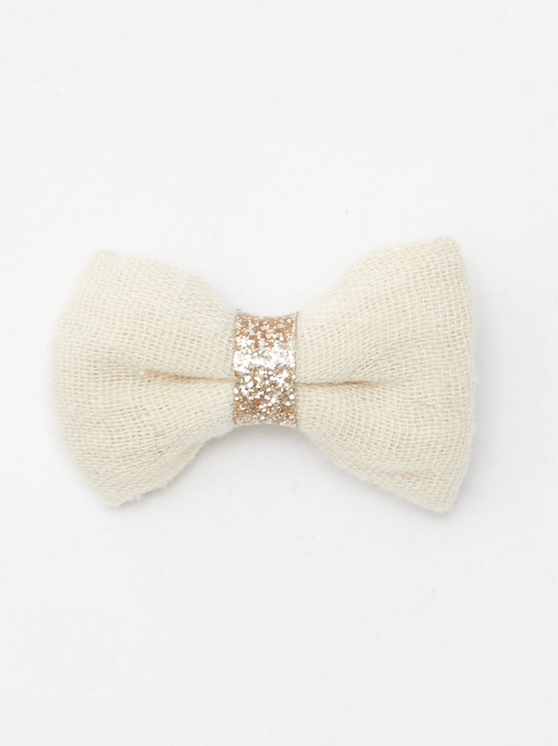 Pack de 3 pinzas con lazo Kaki - Kiabi