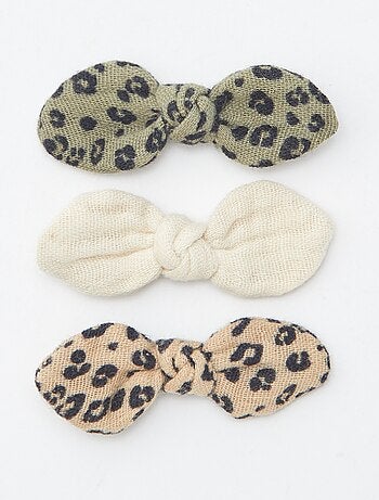 Pack de 3 pinzas con lazo