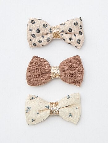 Pack de 3 pinzas con lazo