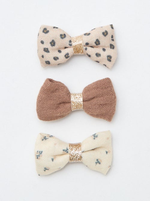 Pack de 3 pinzas con lazo - Kiabi