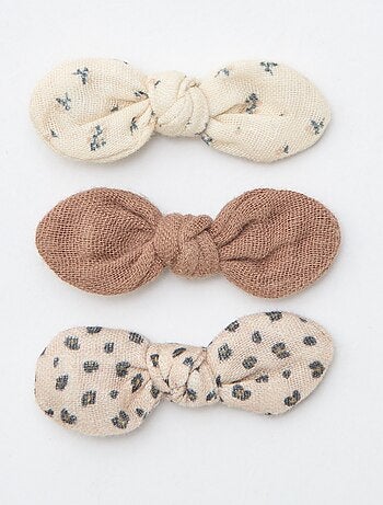 Pack de 3 pinzas con lazo