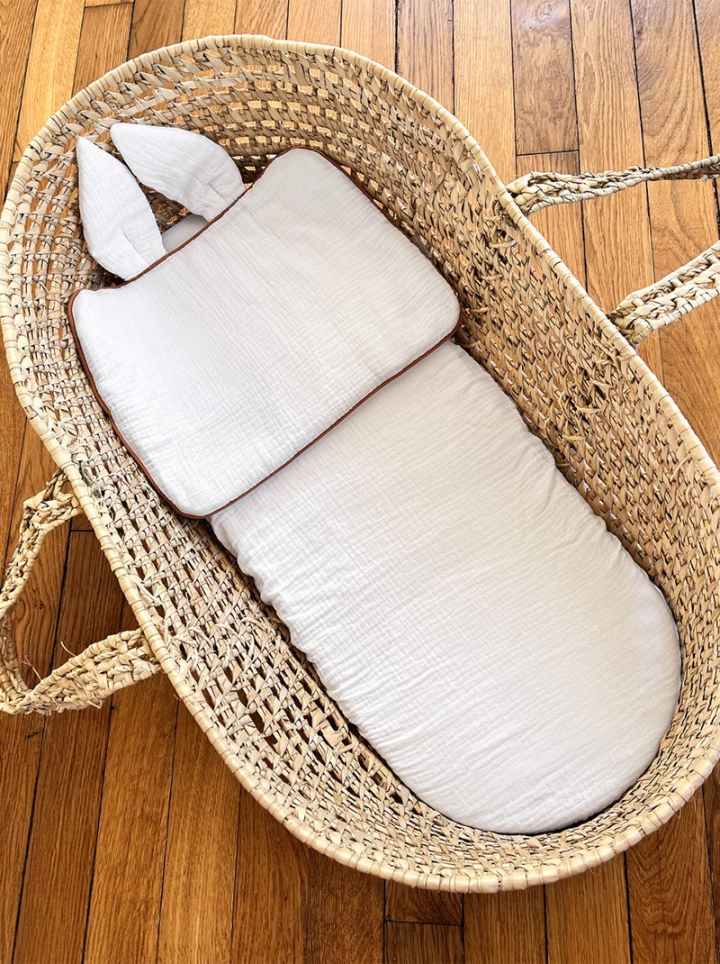 Pack de 3 sábanas bajeras para capazo de algodón safari | SEVIRA KIDS Verde - Kiabi