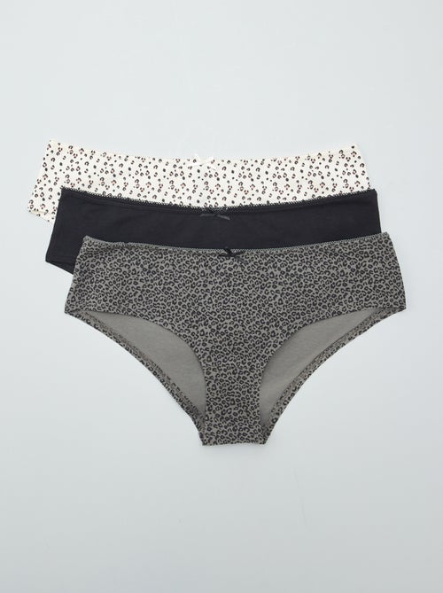 Pack de 3 shorties - Kiabi