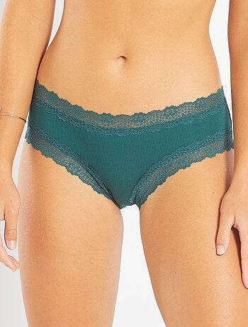 Pack de 3 shorties de canalé fino