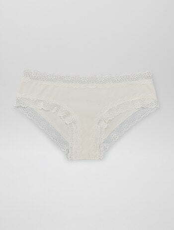 Pack de 3 shorties de canalé fino