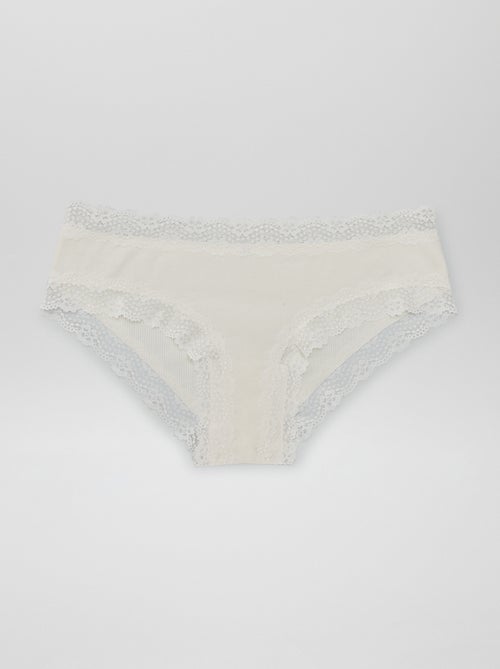 Pack de 3 shorties de canalé fino - Kiabi