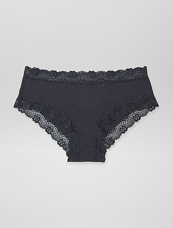 Pack de 3 shorties de canalé fino