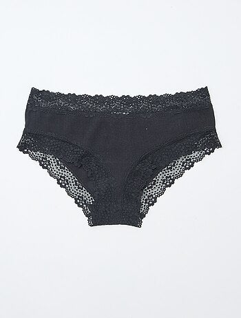 Pack de 3 shorties de canalé fino