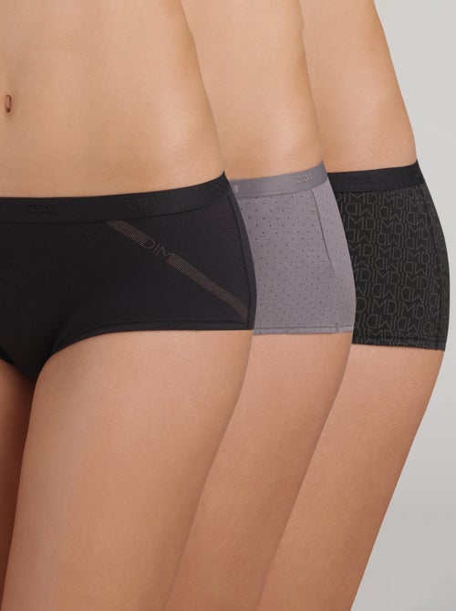 Pack de 3 shorties DIM 'Les Pockets' - Kiabi