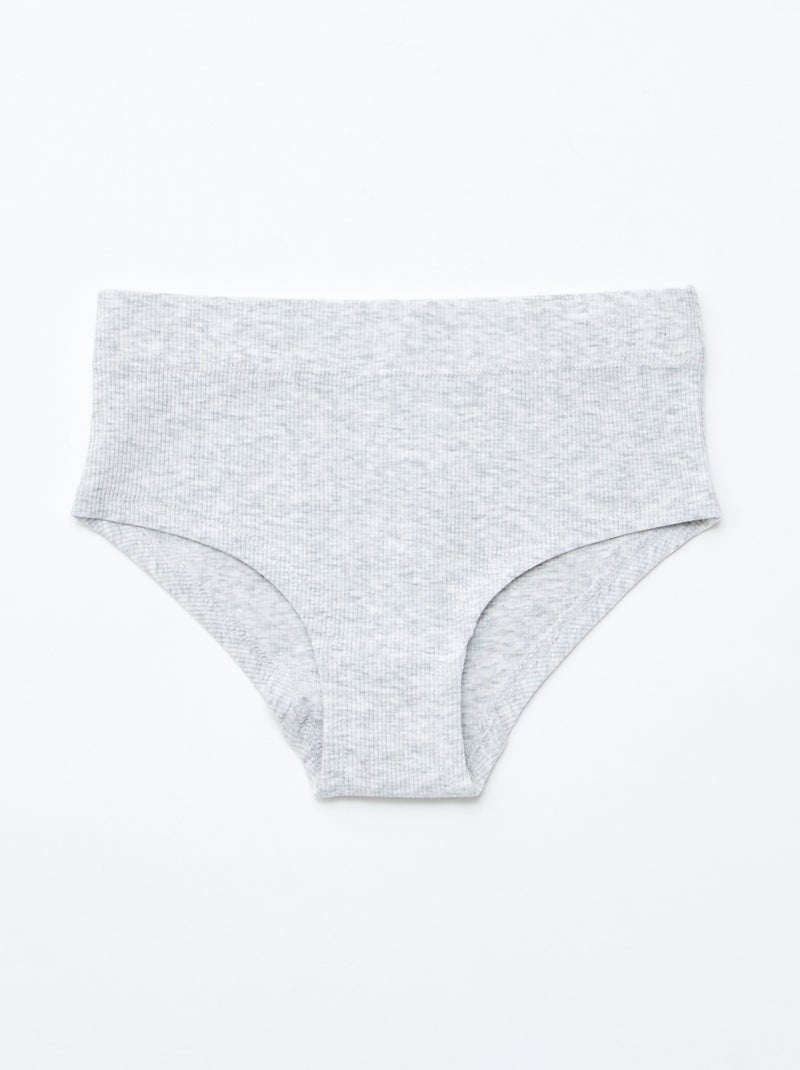 Pack de 3 shorties Gris - Kiabi