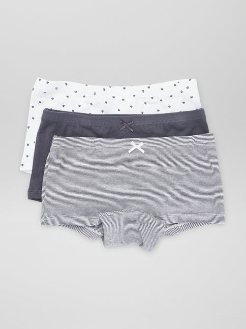 Pack de 3 shorties - Kiabi