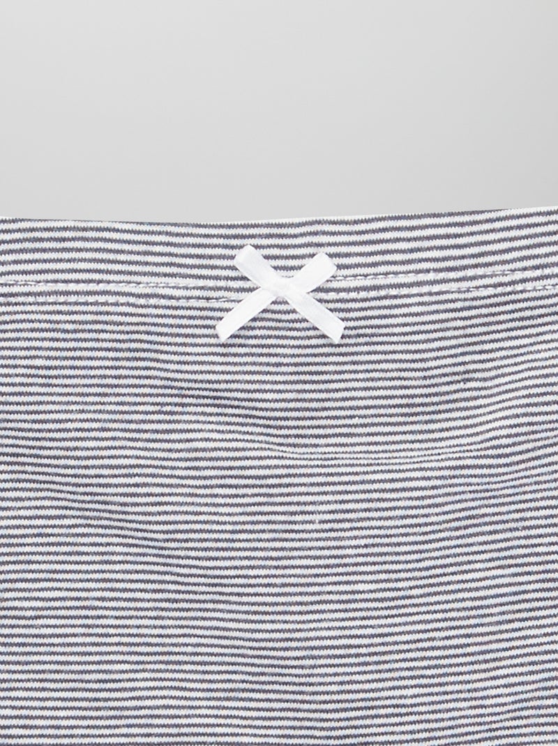 Pack de 3 shorties NEGRO - Kiabi