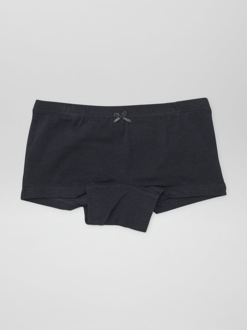 Pack de 3 shorties NEGRO - Kiabi