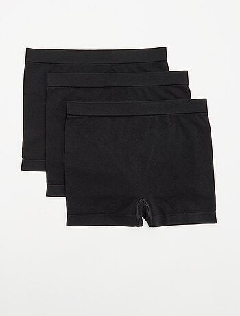 Pack de 3 shorties sin costuras