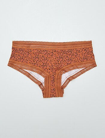 Pack de 3 shortys en microfibra estampada