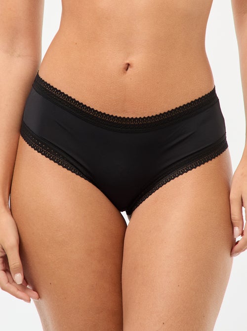 Pack de 3 shortys en microfibra estampada - Kiabi