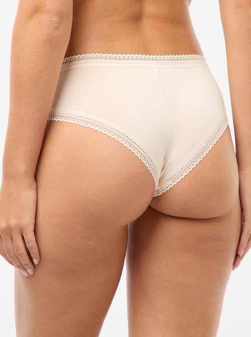 Pack de 3 shortys en microfibra estampada - Kiabi