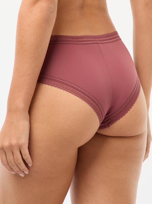 Pack de 3 shortys en microfibra estampada - Kiabi